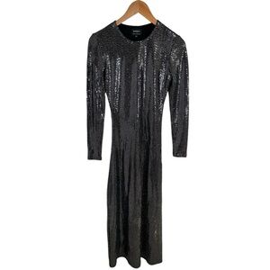Bardot | Dresses | Bardot Yve Halter Openback Sequin Maxi Dress | Poshmark